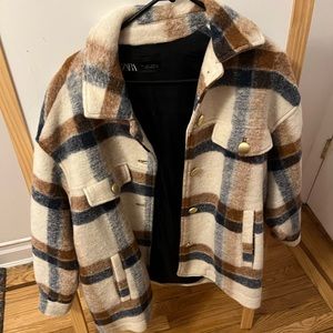 #zara #jacket #plaid